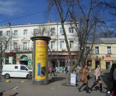 Бэклайт A в Одессе, 1.2x3.6  Дерибасівска вул., 23 - Червоний пров. фото 1