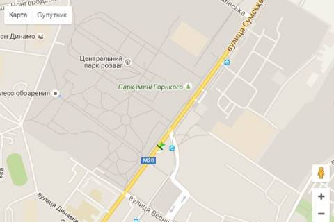 Citylight B in Vasylivka Sums'ka st. - 1-go Travna pl. scheme