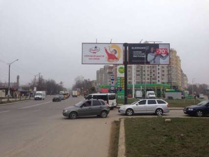 Билборд A в Васильевке, 3x6  Олександра Довженка вул. - Сухомлинського вул. (права) фото 1