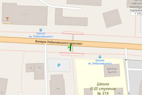 Видеоборд A у Києві, 2.3x3.14  Лобановського Валерія просп. (Червонозоряний просп.), №140  (ТТ 6.8 484х352) - 616288 схема