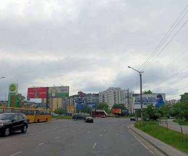 Билборд B в Ивано-Франковске, 3x6  Олександра Довженка вул. - Сухомлинського вул. (права) фото 1