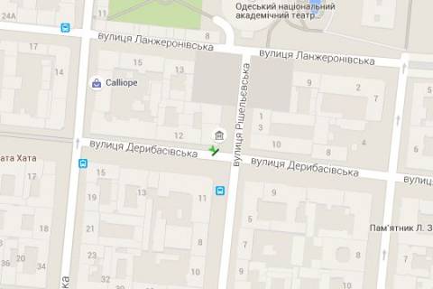 Бэклайт B в Васильевке, 1.2x3.6  Дерибасівска вул. - Рішельєвська вул., 4 схема