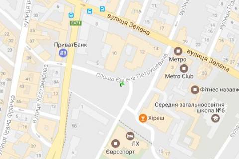 Scrolller, Scroll A in Lviv Evgena Petrusevica pl. - 272725 scheme