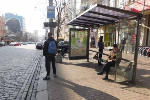 Ситилайт A в Васильевке, 1.2x1.8  Велика Васильківська вул., 30 (ресторан "Муракамі", "Укрсиббанк") - зупинка гром.транспорту фото 1