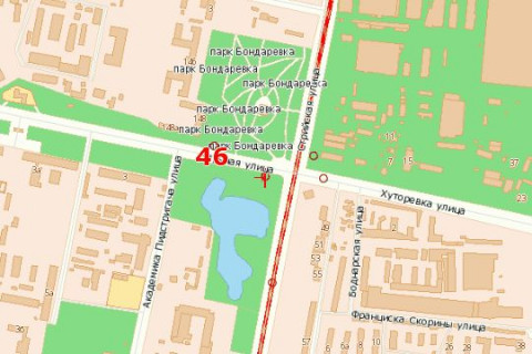 Билборд A в Васильевке Наукова вул. - Стрийська вул. (до вул. Стрийська) схема