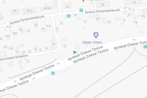 Скроллер A в Васильевке, 2.3x3.14  Теліги Олени вул., 61 - 422380 схема