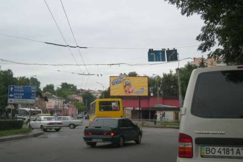 Билборд A в Васильевке, 3x6  Збаразька вул. - Бродівська вул. фото 1