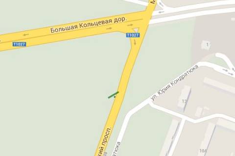 Билборд B в Васильевке, 3x6  Мінський просп., : Нова Кільцева дорога; №1 (110м до 110м від перехрестя з Новою Кільцевою доро) схема