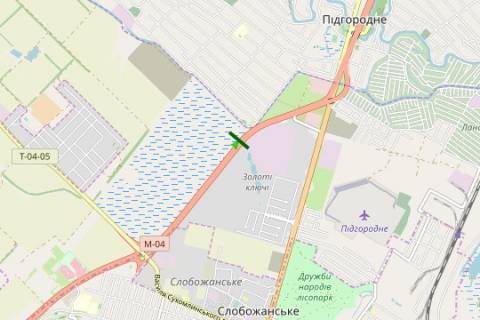 Билборд B в Днепр (Днепропетровск), 3x6  Донецьке шосе, №4 схема
