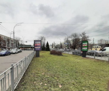 Ситилайт B в Киеве, 1.2x1.8  Святослава Хороброго вул. (Народного ополчення)., 1 - Севастопольська пл. фото 1