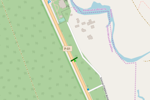 Billboard A in Vasylivka, 3x6  Stolicne sose, v napramku Kieva 1,4 km vid povorotu z st.Starokiivs'ka (Damba) (v napramku Kieva) scheme