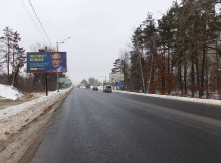 Билборд B в Трассы Киева (Трассы Киева), 3x6  Київ - Іванків, 19 км + 500 м (у напрямку  Вишгорода) фото 1