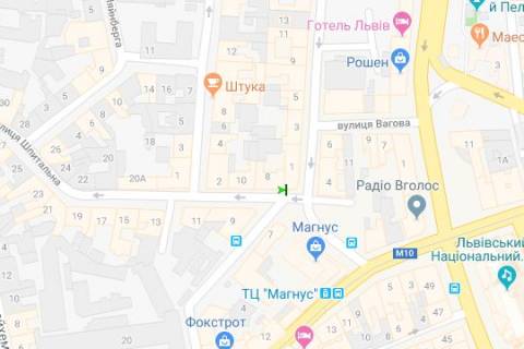 Сiтiлайт B у Василівці Шпитальна вул. - Пантелеймона Куліша вул. схема