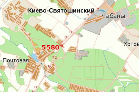 Билборд B в Васильевке, 3x6  Київ - Одеса, 07км+050м до Києва (зліва, в напр. м. Одесса) схема
