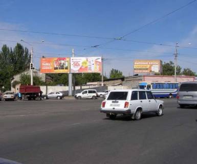 Білборд, Бігборд (Борд)  B у Одесі, 3x6  Атамана Головатого вул. - 7-ма Пересипська вул. - Чорноморського козацтва - Миколаївська дорога (права) Фото 1