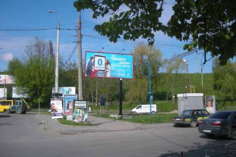 Билборд A в Васильевке, 3x6  Збаразька вул. - Бродівська вул. (в центр) фото 1