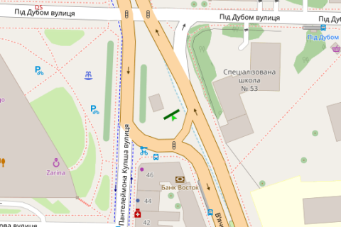 Scrolller, Scroll A in Vasylivka, 2.3x3.14  Vaceslava Cornovola prosp. - Pantelejmona Kulisa st. - 424608 scheme