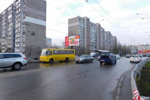 Билборд B в Васильевке, 3x6  Оболонський просп. - Героїв Дніпра вул., ;ст. метро "Героїв Дніпра"  (в напр. Богатирської вул.) фото 1