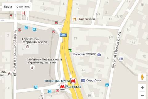 Ситилайт A в Васильевке, 1.2x1.8  Конституції пл., 26 (№2) схема