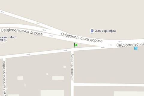 Билборд B в Васильевке, 3x11  Овідіопільська дорога - Аеропортовская вул. схема