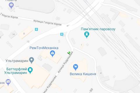 Бэклайт B в Васильевке, 2.3x3.14  Кудряшова вул., 1 навпроти схема