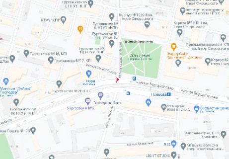Видеоборд A в Киеве, 2.3x3.14  Борщагівська вул., 128 (розширення 480х336) - 662265 схема