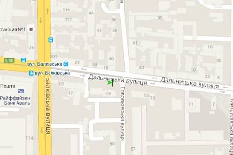 Билборд A в Васильевке, 3x6  Дальницька вул., 15 схема