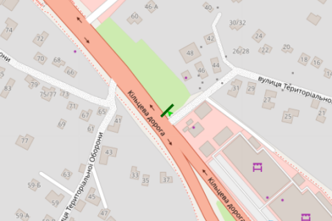 Prismatron, Prism A in Kyiv, 3x6  Велика Окружна вул. - Ватутіна вул., район смт Жуляни (у напрямку  Перемоги просп.) - 663821 scheme
