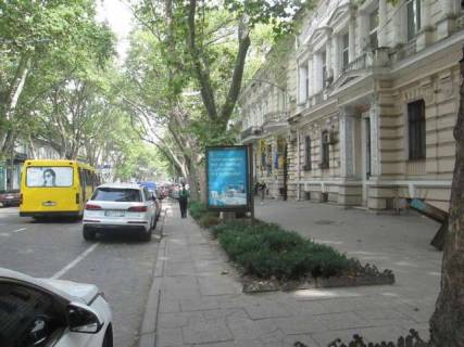 Беклайт A у Одесі, 1.2x1.8  Італійська вул. (Пушкінська), 29 - Єврейска вул. Фото 1