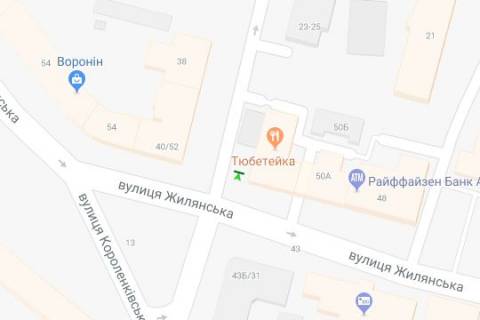 Ситилайт A в Васильевке, 1.2x1.8  Тарасівська вул., 29/50 схема
