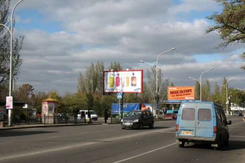 Билборд B в Васильевке, 3x6  Богоявленський просп. (Жовтневий просп.) - Авангардна вул. фото 1