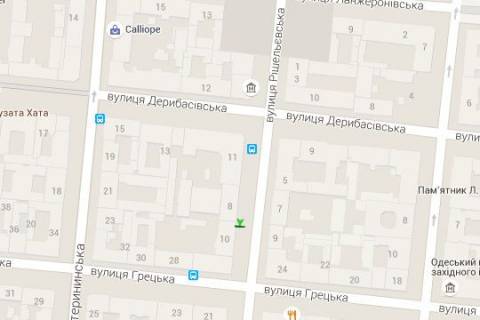 Ситилайт A в Одессе, 1.2x1.8  Рішельєвська вул., 8 схема