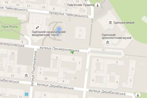 Citylight A in Odessa, 1.2x1.8  Lanzeronivs'ka st., 2 scheme