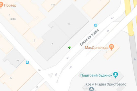 Скроллер A в Киеве, 1.2x1.8  Боричів узвіз,  4 (навпроти "McDonald's") - №2 ((Скролл)) - 166415 схема