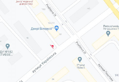 Призма A в Запорожье, 3x6  Українська вул., 49 - 661321 схема