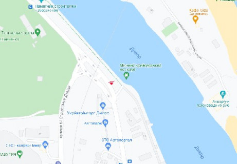 Видеоборд A в Днепр (Днепропетровск), 2.3x3.14  Набережна Перемоги вул., (розширення 480х336) - 662063 схема
