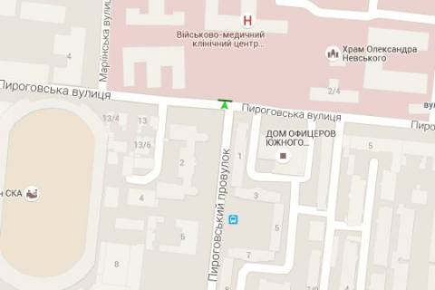 Білборд, Бігборд (Борд)  A у Василівці, 3x6  Пироговська вул. - Шевченка просп. схема