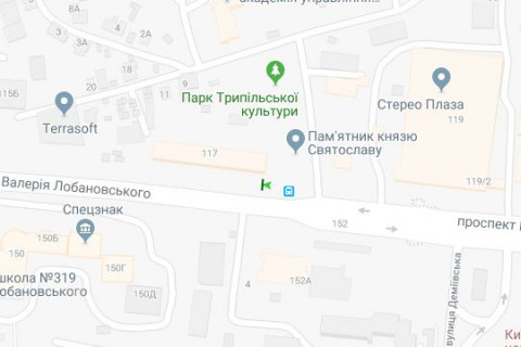 Скроллер A в Киеве, 2.3x3.14  Лобановського Валерія просп. (Червонозоряний просп.), 117 (у напрямку Севастопольської пл.) - 102722 схема