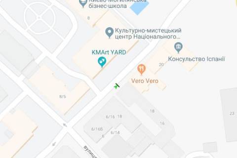 Беклайт A у Києві, 1.2x1.8  Іллінська вул., 16  схема