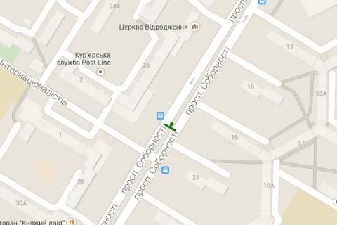 Билборд A в Васильевке Соборності просп., 26 схема