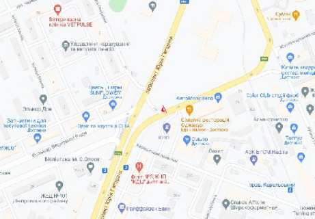 Видеоборд A в Киеве, 4x8  просп. Леоніда Каденюка (Гагаріна). — Верховної Ради бульв. - 662555 схема