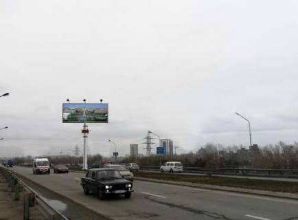 Билборд A в Киеве, 5x12  Богатирська вул. - Бандери Степана просп. (Московський просп.) (у напрямку зїзду на просп. Степана Бандери (Московський)) фото 1