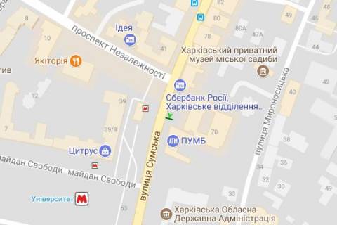 Скролер, Скрол B у Харкові, 1.2x1.8  Сумська вул., 70 - 167878 схема