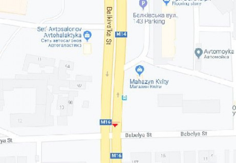 Призма A в Одессе, 3x6  Балківська вул., 100 — Дмитра Іванова вул. - 656527 схема