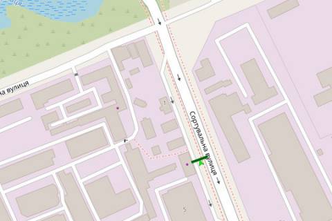 Билборд B в Киеве, 3x6  Сортувальна вул., 5 схема