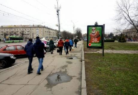 Бэклайт A в Черкассах Шевченка бульв., 218 - Байди-Вишневецького вул. фото 1