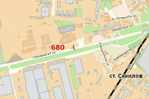 Billboard B in Vasylivka Gorodoc'ka st., 282 scheme