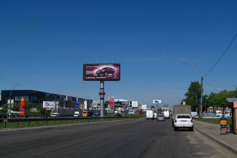 Білборд, Бігборд (Борд)  A у Києві Велика Кільцева дорога, : розподільник; 100м до повороту на смт Вишневе (в напр. просп. Берестейський (Перемоги)) Фото 1