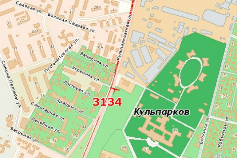 Білборд, Бігборд (Борд)  A у Василівці, 3x6  Кульпарківська вул., 95 (в центр) схема