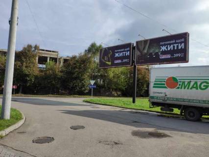 Билборд A в Васильевке, 3x6  Калинівська вул. - Хотинська вул. (ліва, до ринку) фото 1